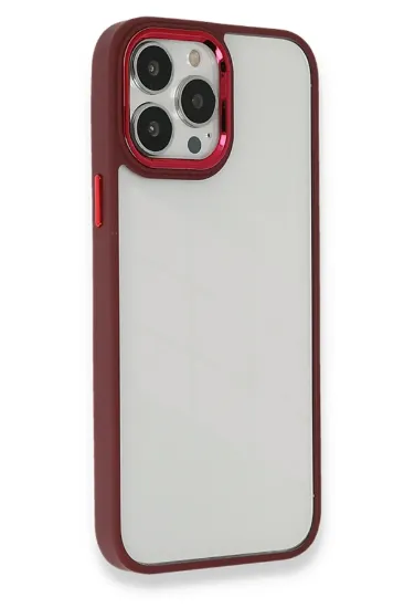 Newface iPhone 13 Pro Kılıf Dora Kapak - Kırmızı resmi