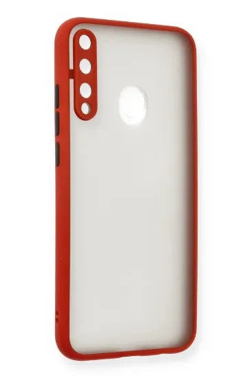 Newface Huawei P40 Lite E Kılıf Montreal Silikon Kapak - Kırmızı resmi