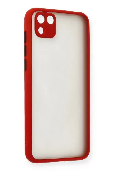 Newface Huawei Y5P Kılıf Montreal Silikon Kapak - Kırmızı resmi