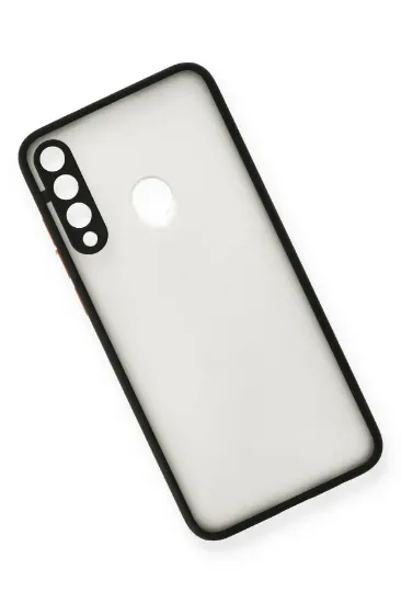 Newface Huawei Y6P Kılıf Montreal Silikon Kapak - Siyah resmi
