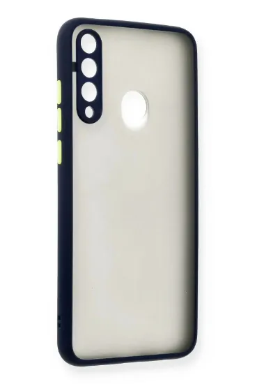 Newface Huawei Y6P Kılıf Montreal Silikon Kapak - Lacivert resmi