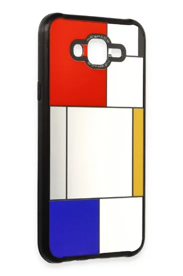 Newface Samsung Galaxy J7 Kılıf Mirror Desenli Kapak - Mirror - 9 resmi