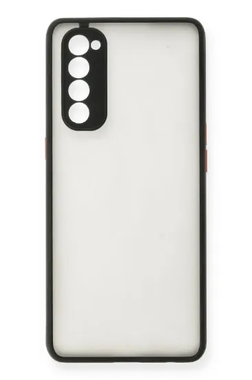 Newface Oppo Reno 4 Pro Kılıf Montreal Silikon Kapak - Siyah resmi