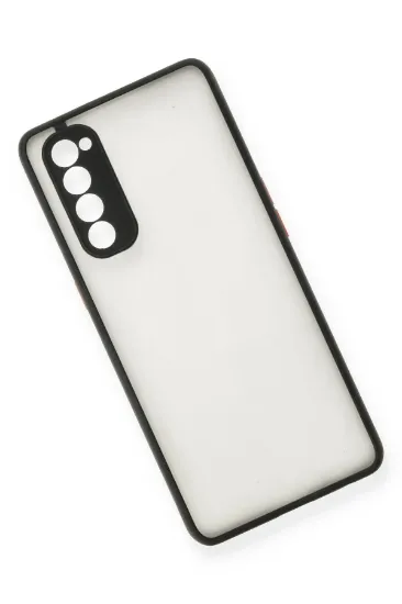 Newface Oppo Reno 4 Pro Kılıf Montreal Silikon Kapak - Siyah resmi