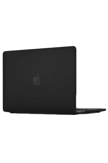 Newface Macbook Pro 13 2020 Macbook Buzlu Kapak - Siyah resmi