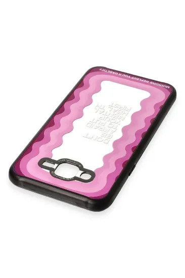 Newface Samsung Galaxy J7 Kılıf Mirror Desenli Kapak - Mirror - 11 resmi