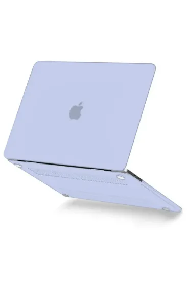 Newface Macbook Pro 13 2020 Macbook Buzlu Kapak - Lila resmi