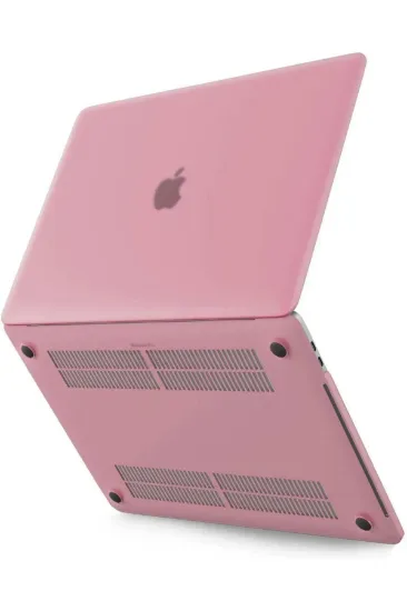 Newface Macbook Pro 13 2021 Macbook Buzlu Kapak - Pembe resmi