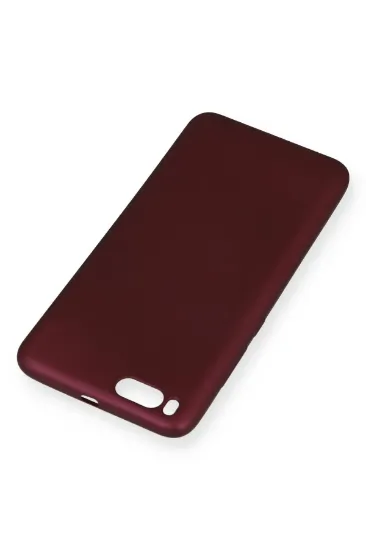 Newface Xiaomi Mi Note 3 Kılıf First Silikon - Mürdüm resmi