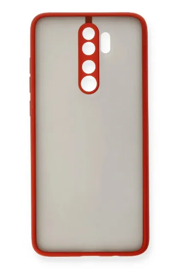 Newface Xiaomi Redmi Note 8 Pro Kılıf Montreal Silikon Kapak - Kırmızı resmi
