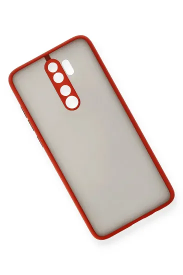 Newface Xiaomi Redmi Note 8 Pro Kılıf Montreal Silikon Kapak - Kırmızı resmi