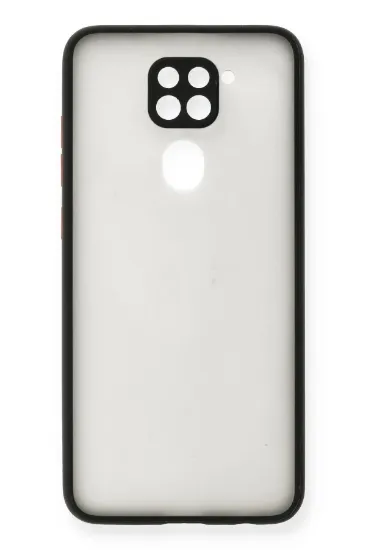 Newface Xiaomi Redmi Note 9 Kılıf Montreal Silikon Kapak - Siyah resmi