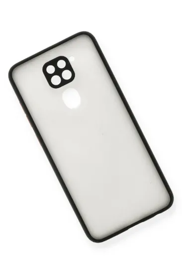 Newface Xiaomi Redmi Note 9 Kılıf Montreal Silikon Kapak - Siyah resmi