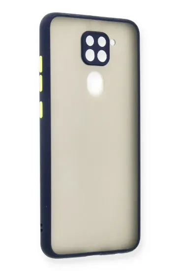 Newface Xiaomi Redmi Note 9 Kılıf Montreal Silikon Kapak - Lacivert resmi