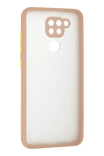 Newface Xiaomi Redmi Note 9 Kılıf Montreal Silikon Kapak - Pembe resmi