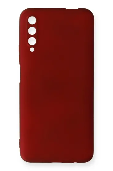 Newface Huawei P Smart Pro / Y9S Kılıf First Silikon - Bordo resmi