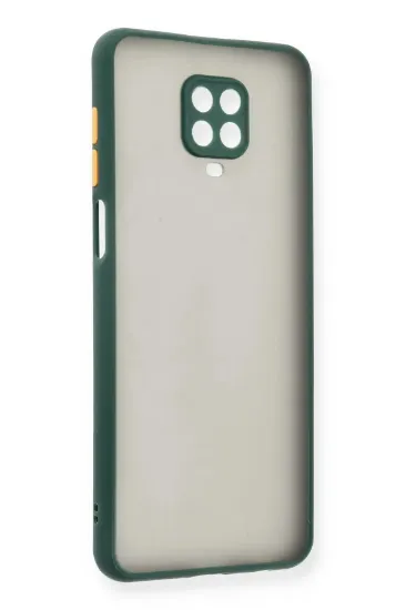 Newface Xiaomi Redmi Note 9 Pro Kılıf Montreal Silikon Kapak - Yeşil resmi