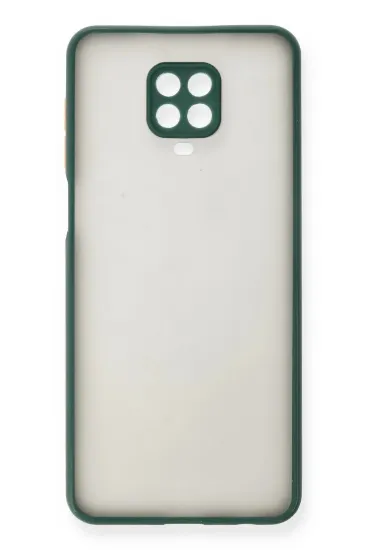 Newface Xiaomi Redmi Note 9 Pro Kılıf Montreal Silikon Kapak - Yeşil resmi