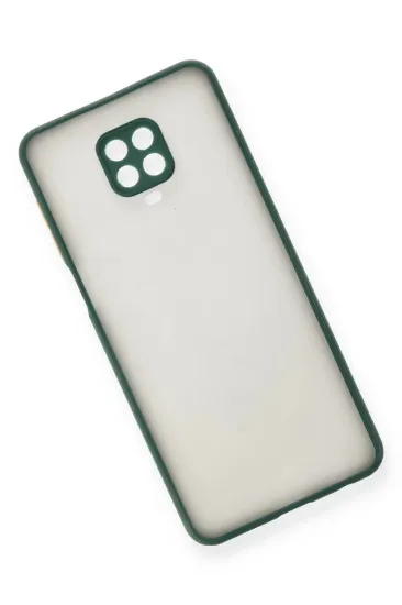 Newface Xiaomi Redmi Note 9 Pro Kılıf Montreal Silikon Kapak - Yeşil resmi
