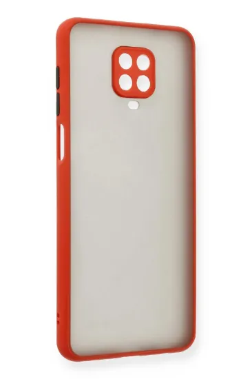Newface Xiaomi Redmi Note 9 Pro Kılıf Montreal Silikon Kapak - Kırmızı resmi