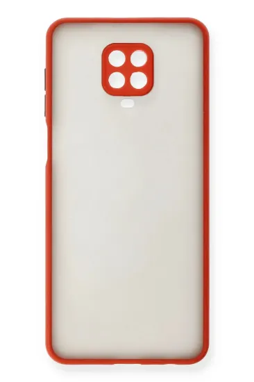 Newface Xiaomi Redmi Note 9 Pro Kılıf Montreal Silikon Kapak - Kırmızı resmi
