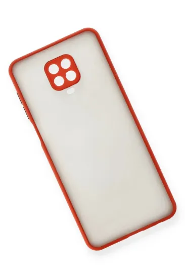 Newface Xiaomi Redmi Note 9 Pro Kılıf Montreal Silikon Kapak - Kırmızı resmi