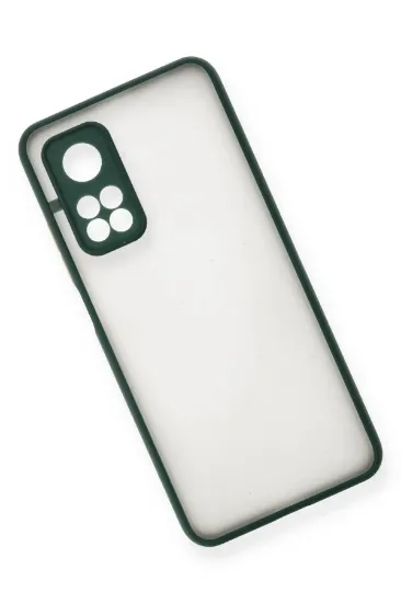 Newface Xiaomi Mi 10T Kılıf Montreal Silikon Kapak - Yeşil resmi