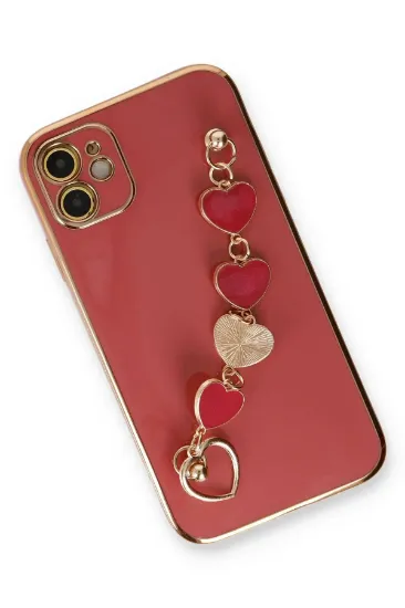 Newface iPhone 11 Kılıf Esila Silikon - Kırmızı resmi