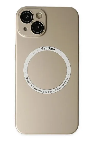 Newface iPhone 13 Kılıf Jack Magneticsafe Lens Silikon - Gold resmi