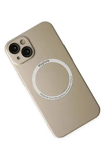 Newface iPhone 13 Kılıf Jack Magneticsafe Lens Silikon - Gold resmi