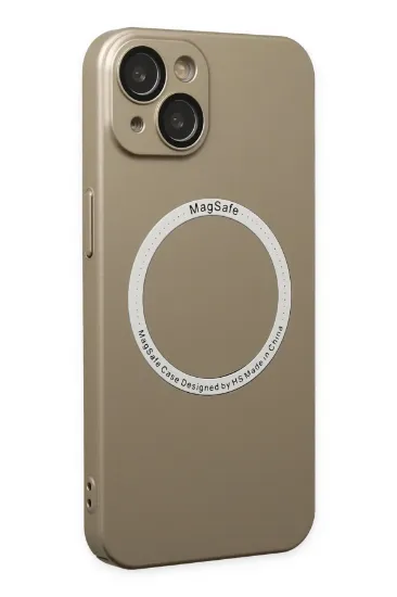 Newface iPhone 13 Kılıf Jack Magneticsafe Lens Silikon - Gold resmi