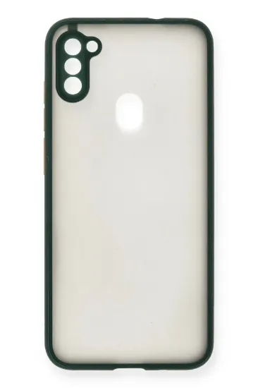 Newface Samsung Galaxy A11 Kılıf Montreal Silikon Kapak - Yeşil resmi