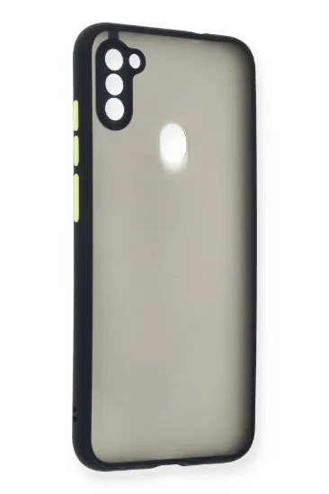 Newface Samsung Galaxy A11 Kılıf Montreal Silikon Kapak - Lacivert resmi