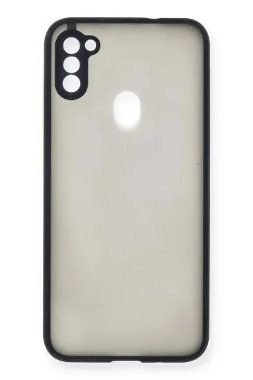 Newface Samsung Galaxy A11 Kılıf Montreal Silikon Kapak - Lacivert resmi