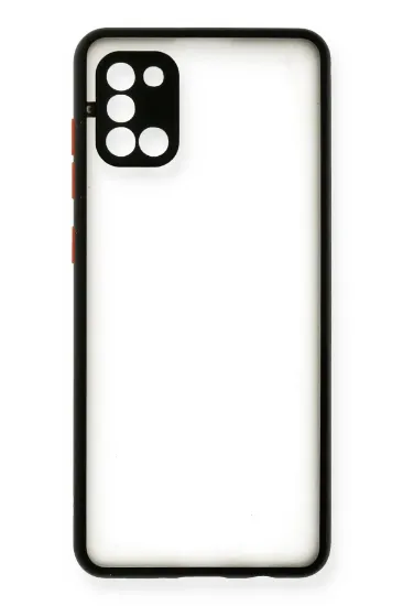Newface Samsung Galaxy A31 Kılıf Montreal Silikon Kapak - Siyah resmi