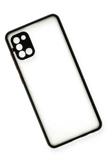 Newface Samsung Galaxy A31 Kılıf Montreal Silikon Kapak - Siyah resmi