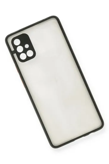 Newface Samsung Galaxy A71 Kılıf Montreal Silikon Kapak - Siyah resmi