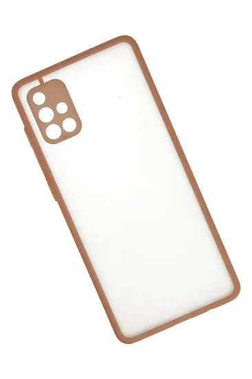Newface Samsung Galaxy A71 Kılıf Montreal Silikon Kapak - Pembe resmi