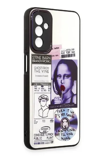 Newface Samsung Galaxy M23 Kılıf Mirror Desenli Kapak - Mirror - 2 resmi