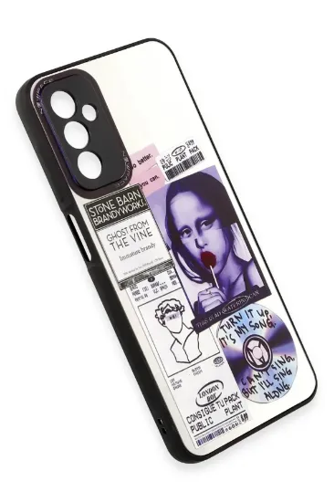 Newface Samsung Galaxy M23 Kılıf Mirror Desenli Kapak - Mirror - 2 resmi