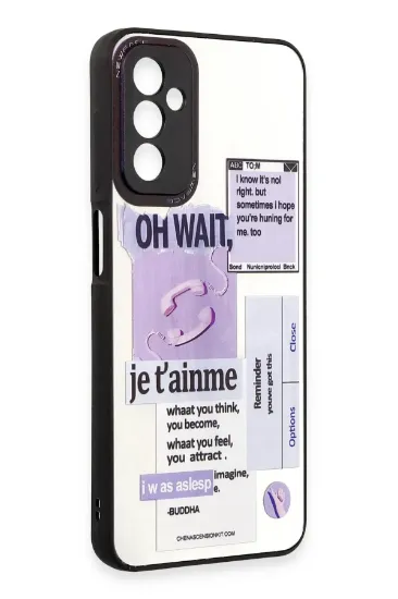 Newface Samsung Galaxy M23 Kılıf Mirror Desenli Kapak - Mirror - 4 resmi