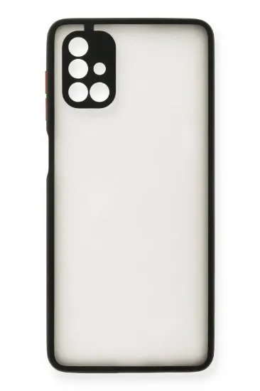 Newface Samsung Galaxy M51 Kılıf Montreal Silikon Kapak - Siyah resmi