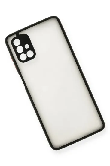 Newface Samsung Galaxy M51 Kılıf Montreal Silikon Kapak - Siyah resmi