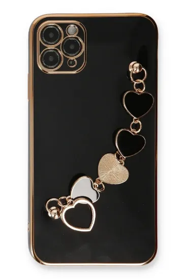Newface iPhone 11 Pro Max Kılıf Esila Silikon - Siyah resmi