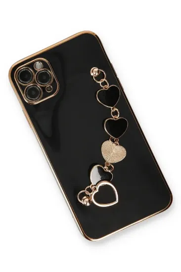 Newface iPhone 11 Pro Max Kılıf Esila Silikon - Siyah resmi