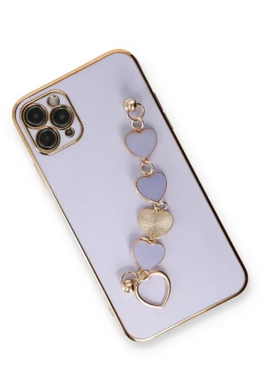 Newface iPhone 11 Pro Max Kılıf Esila Silikon - Lila resmi