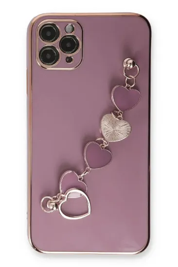 Newface iPhone 11 Pro Max Kılıf Esila Silikon - Mor resmi