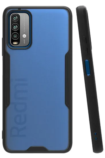 Newface Xiaomi Redmi 9T Kılıf Platin Silikon - Siyah resmi