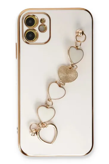 Newface iPhone 12 Kılıf Esila Silikon - Beyaz resmi