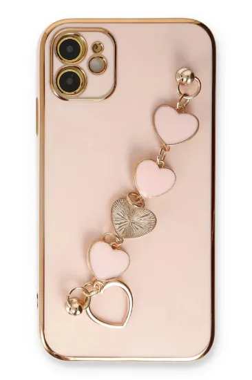 Newface iPhone 12 Kılıf Esila Silikon - Pudra resmi